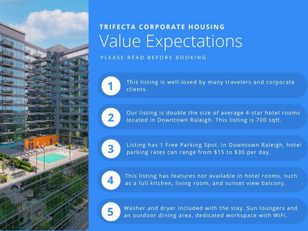 High-Rise Apt Raleigh Free Parking & Sunset View 1 المظهر الخارجي الصورة